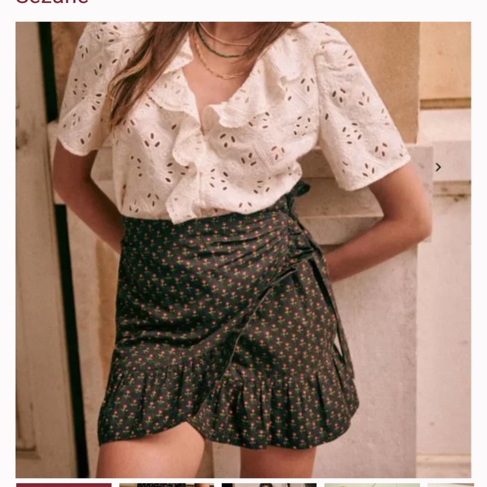 Sezane Jupe Camila skirt, size 34